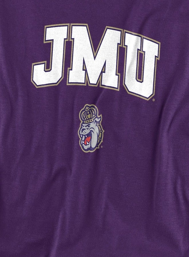 LOGOVISION James Madison University Arch Logo Unisex Adult T Shirt, Purple, Medium - Image 3