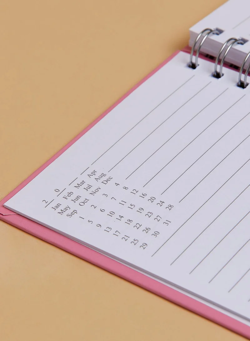 Pink Cactus Stationery Set With Notebook & Accessories