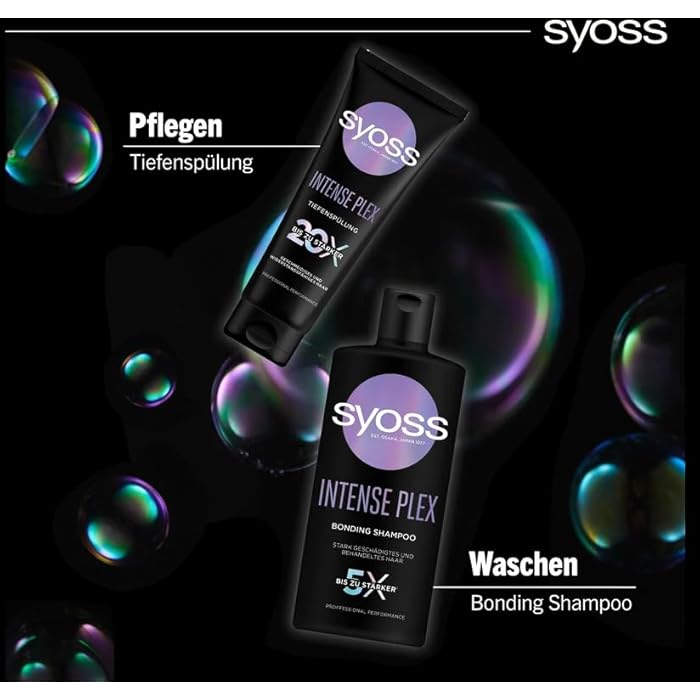 Syoss Intense Plex Bonding Shampoo, 5X More Strength, For Heavily Damaged Hair, Professional Performance - Image 5