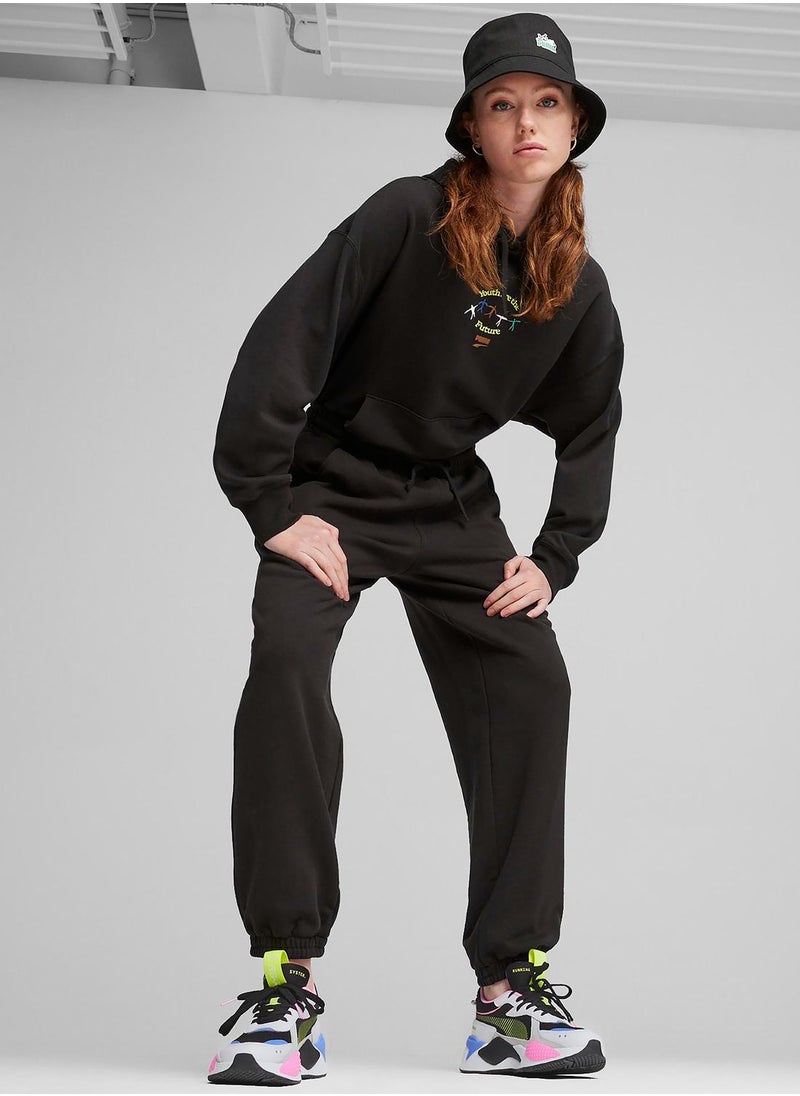 PUMA - Downtown Relaxed Sweatpants - Image 1