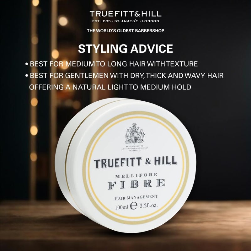 Truefitt & Hill Truefitt Hill Hair Styling Mellifore Fibre 100gm Best for Any Hair LengthLight Hold Matt Finish Restylable Easy Wash Off Hair Styling FibreHair Styling For MenSafe For Daily UseNon GreasyNon Oily Look - Image 5