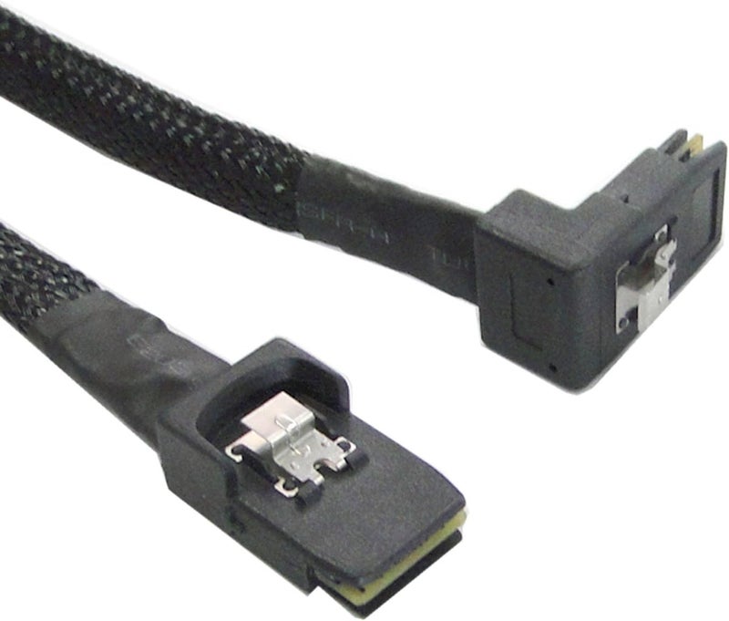 Cablecc 1m SFF-8087 Mini SAS 4i 36 Pin to 36Pin Right 90DEGREE Angled Cable - Image 4