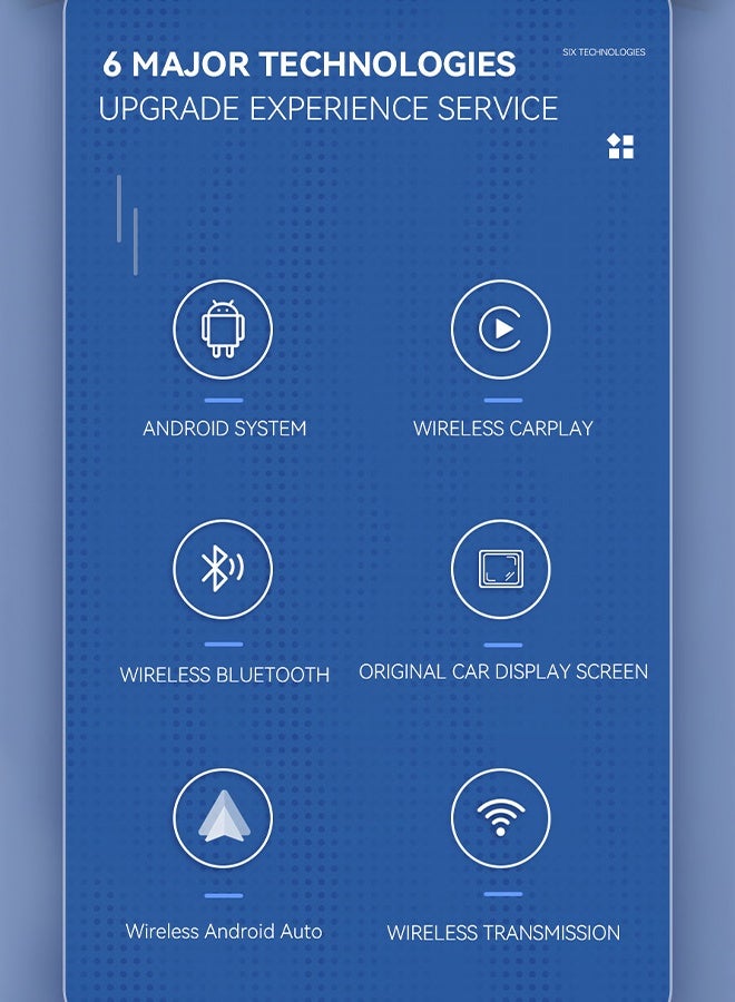 Digisand Wireless CarPlay AI box Adaptor and Android Auto Wireless Adaptor - Magic Link CarPlay Ai Box-Support YouTube/TF Card/U Disk for Wired to Wireless CarPlay Dongle for Wired CarPlay Cars Plug & Play - Image 2