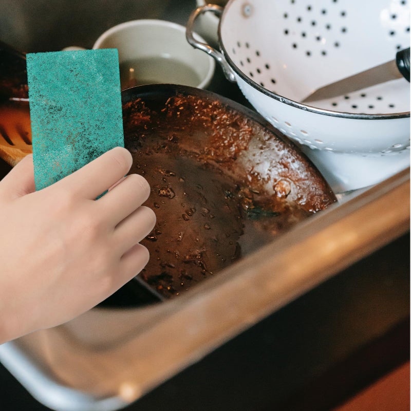 20pcs Diamond Grit Non Scratch Scrub Sponges For Kitchen Pots Pans Daily Dishwashing - Image 4