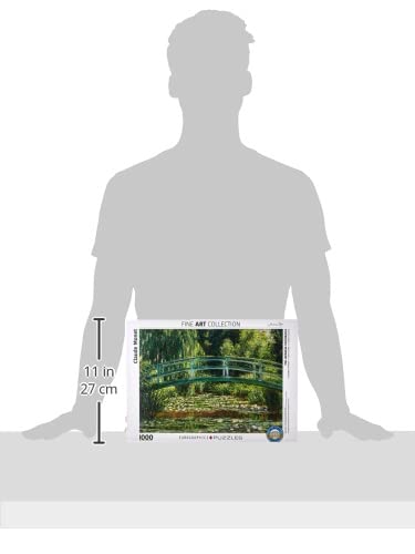 EuroGraphics The Japanese Footbridge by Claude Monet (1000 Piece) Puzzle (6000-0827) , Green - Image 3