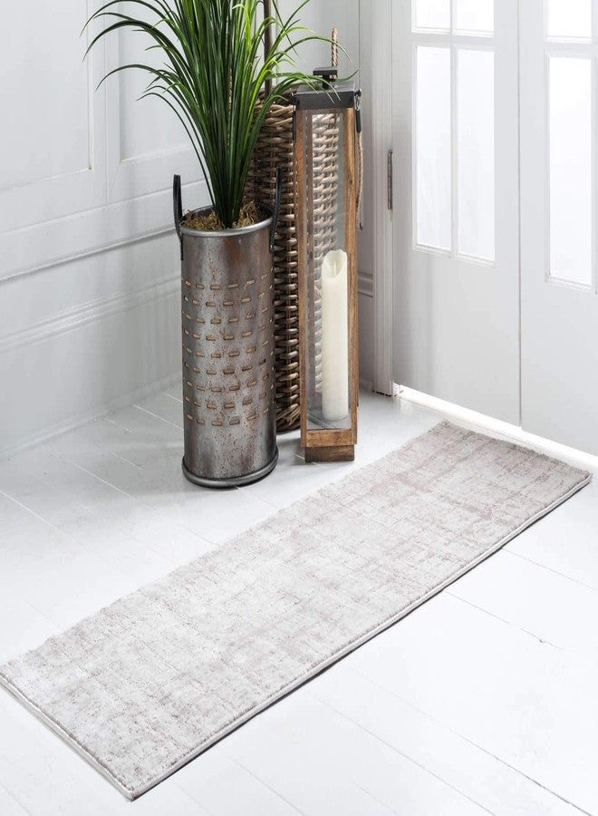 يونيك لوم سجادة منطقة من مجموعة يونيك لوم أبتاون - شارع ليكسينغتون (2' 2" × 6' 1" ممر، بيج/ عاجي) - Image 2