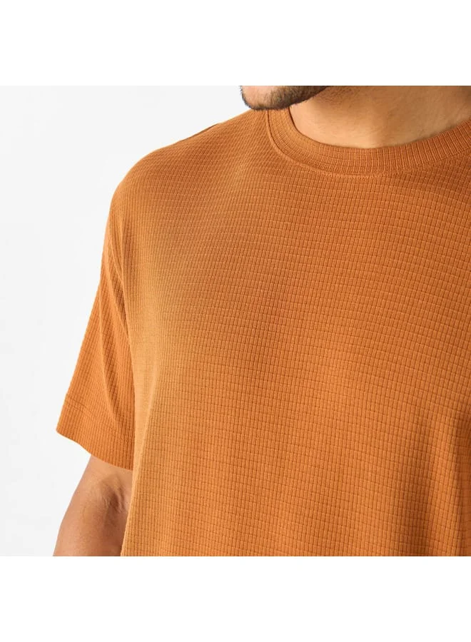 Iconic Iconic Textured Oversized T-shirt