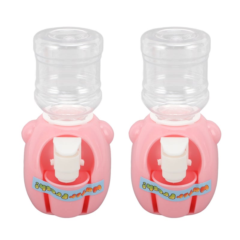 2PCS Mini Water Dispenser Toy Small Desktop Cute Water Dispenser Miniature Home Decor for Boys and Girls - Image 1