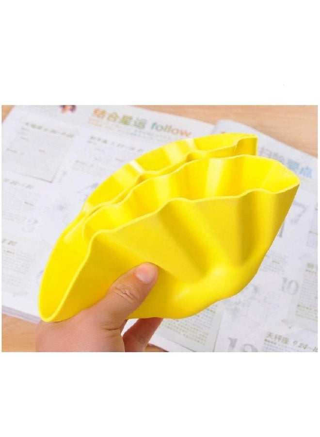 Shuiniba Baby Safe Shampoo Shower Bathing Protection Soft Shower Cap Hat Wash Hair Shield for Children Kids (Yellow) - Image 3