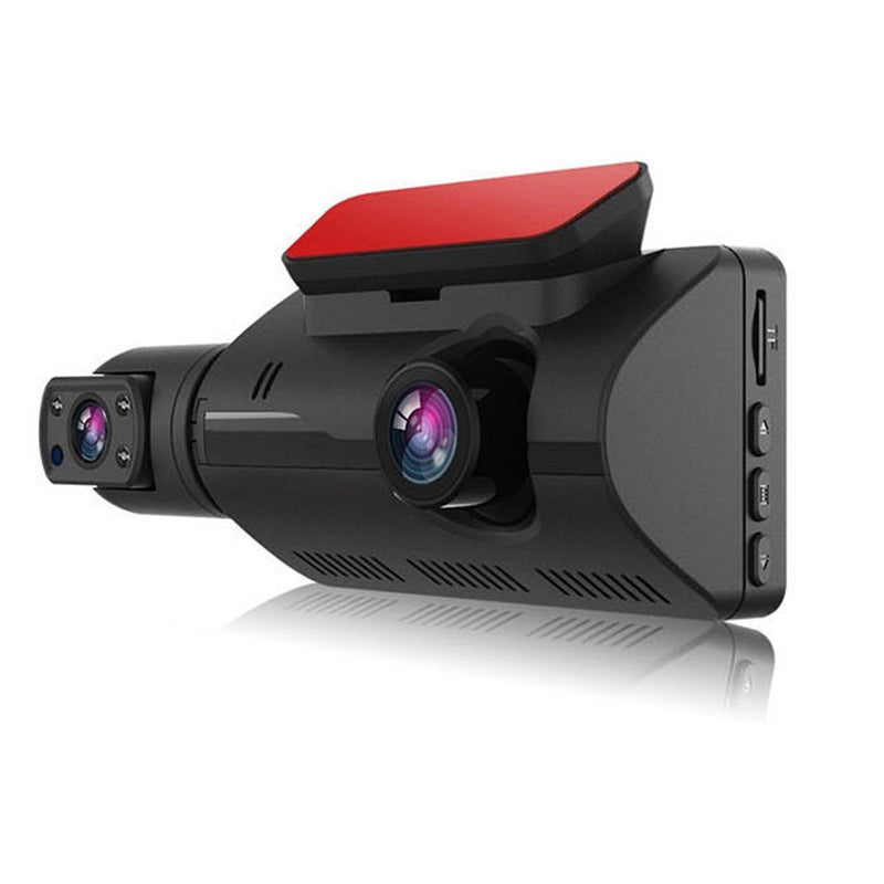 1440P DVR Dash Camera Front & Inside Dual Camera Car Dashcam 3.5 Inch IPS Screen Driving Recorder 170° Wide Angle with Night Vision Built-in WiFi G-Sensor Parking Monitor Loop Recording - Image 1