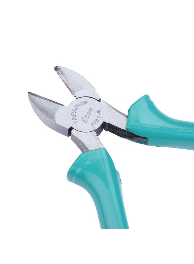 Taparia 1101-6 Steel (165mm) Side Cutting Plier (Green and Silver) - Image 2