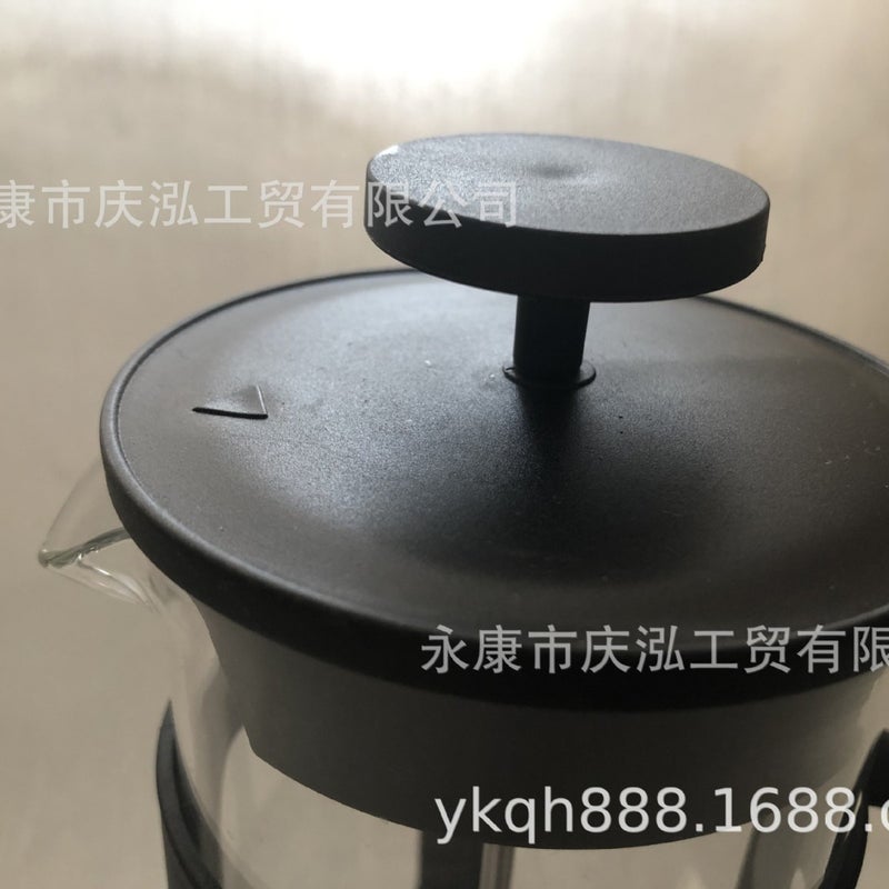 Stainless Steel High Borosilicate Plastic Press Coffee Pot Coffee Cup Filter Coffee Pot - Image 1