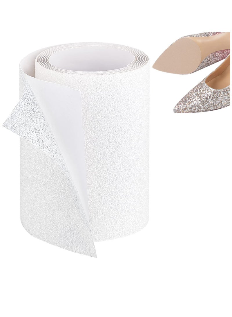 SYOSI Anti-Slip Shoe Grip Sticker, Self-Adhesive Crystal Clear Protector Slip Resistant High Heels Shoe Sole Cover, Sole Cover Protectors, Suitable for High Heels Business Leather Shoes - Image 1