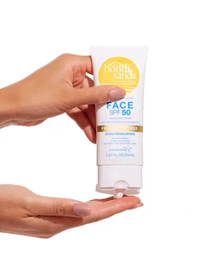 BONDI SANDS Daily SPF 50+ Facial Sunscreen Lotion - Lightweight & Non-Greasy, Absorbs Quickly and Won't Clog Pores for Everyday Protection (75 ml) - Image 2