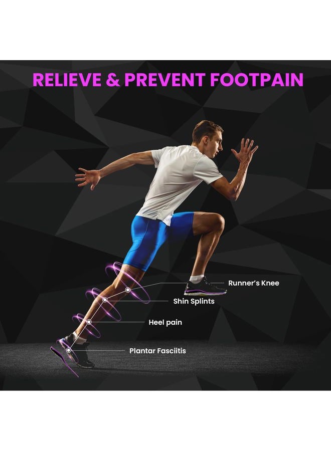 Welnove Running Insoles for Men & Women with Metatarsal Pad for Metatarsalgia, Morton's Neuroma,Orthotic Arch Support Insoles for Plantar Fasciitis, Ball of Foot Pain Relief, Basketball,Work Boots-L - Image 3