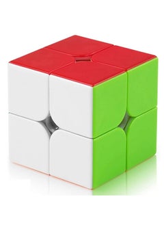 Kiditos Kiditos MoYu Meilong Cubing Classroom 2X2 Cube Stickerless Speed Cube Magic Cube Puzzle (Solve Method Included), 50mm Size  - Image 5