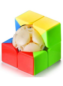 Kiditos Kiditos MoYu Meilong Cubing Classroom 2X2 Cube Stickerless Speed Cube Magic Cube Puzzle (Solve Method Included), 50mm Size  - Image 4