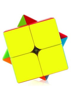 Kiditos Kiditos MoYu Meilong Cubing Classroom 2X2 Cube Stickerless Speed Cube Magic Cube Puzzle (Solve Method Included), 50mm Size  - Image 3