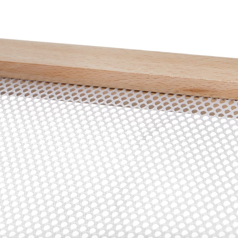 Cedilis Set of 2 Stackable Wood Pasta Herb Drying Rack, Food Dryer Stand with Net for Drying Seeds, Herb, Bud - Image 3