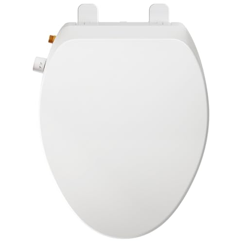Clirass Elongated Bidet Toilet Seat – Non-Electric, Slow-Close Lid, Adjustable Water Pressure, Self-Cleaning Dual Nozzles for Frontal & Rear Wash – Hygienic Fresh Water Bidet Seat with Brass Inlet (Elongated) - Image 1