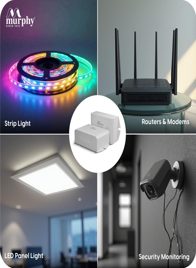 Murphy Led Strip Light Driver (25W, 12V, 2A, White), Pack Of 2 - Image 5