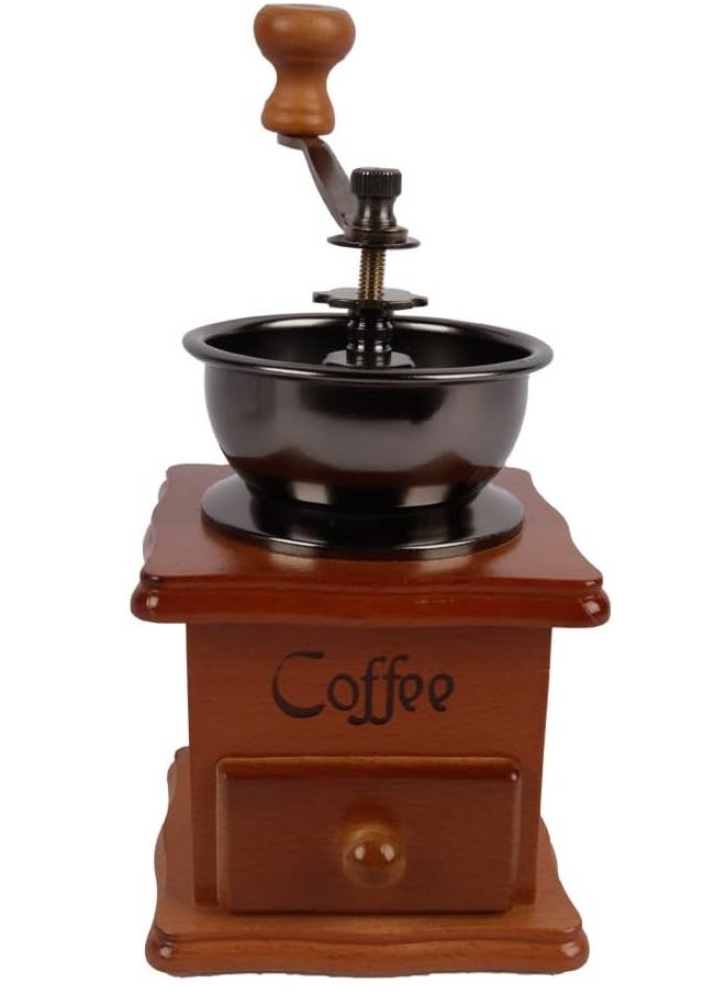 Generic Wooden Coffee Mill Manual Hand Grinder Coffee Maker  - Image 1