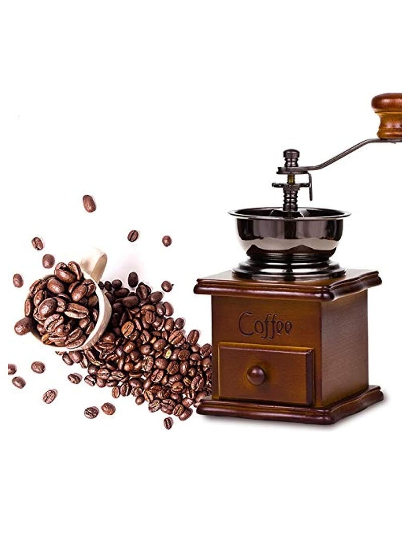 Generic Wooden Coffee Mill Manual Hand Grinder Coffee Maker  - Image 2