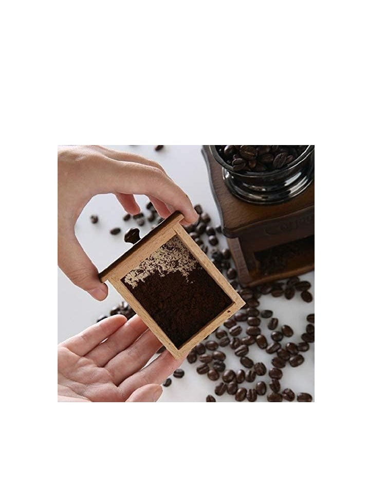 Generic Wooden Coffee Mill Manual Hand Grinder Coffee Maker  - Image 5
