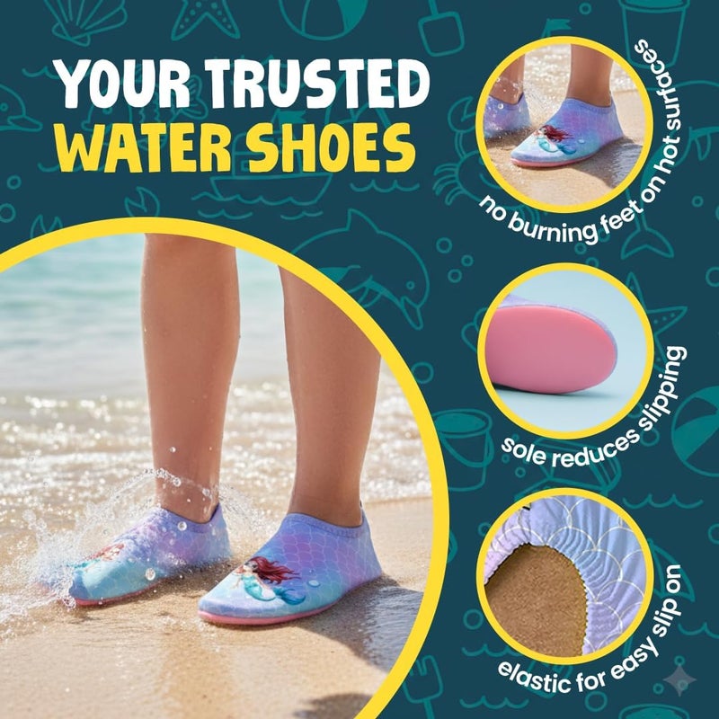 Slipstop Replaceable parts AntiSlip Shoes for Kids - Quick-Dry Aqua Socks Beach Shoes for Kids - Barefoot Shoes for Water Sports Yoga Exercise Salt mist resistant - Image 3