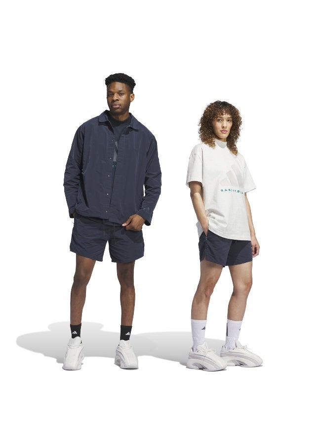 adidas ADI BB WV SHORT Blue Originals Unisex SHORTS - Image 5