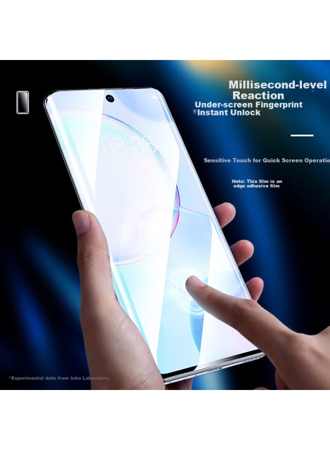 ISKA Yisika Suitable For Honor 50/v40 Light Luxury Edition Tempered Glass Film, Huawei Nova 8/9 Phone Screen Protector, High-definition Anti-fingerprint Quick Unlock Glass Jm25 - Image 4