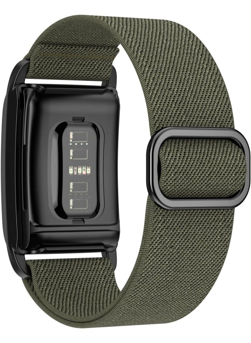 ترامكس حزام معصم من النايلون متوافق مع سوار Whoop 4.0، حزام رياضي قابل للتعديل ومسامي مع غطاء واقي، ملحق جهاز تتبع اللياقة البدنية للرجال والنساء (أخضر) - Image 5