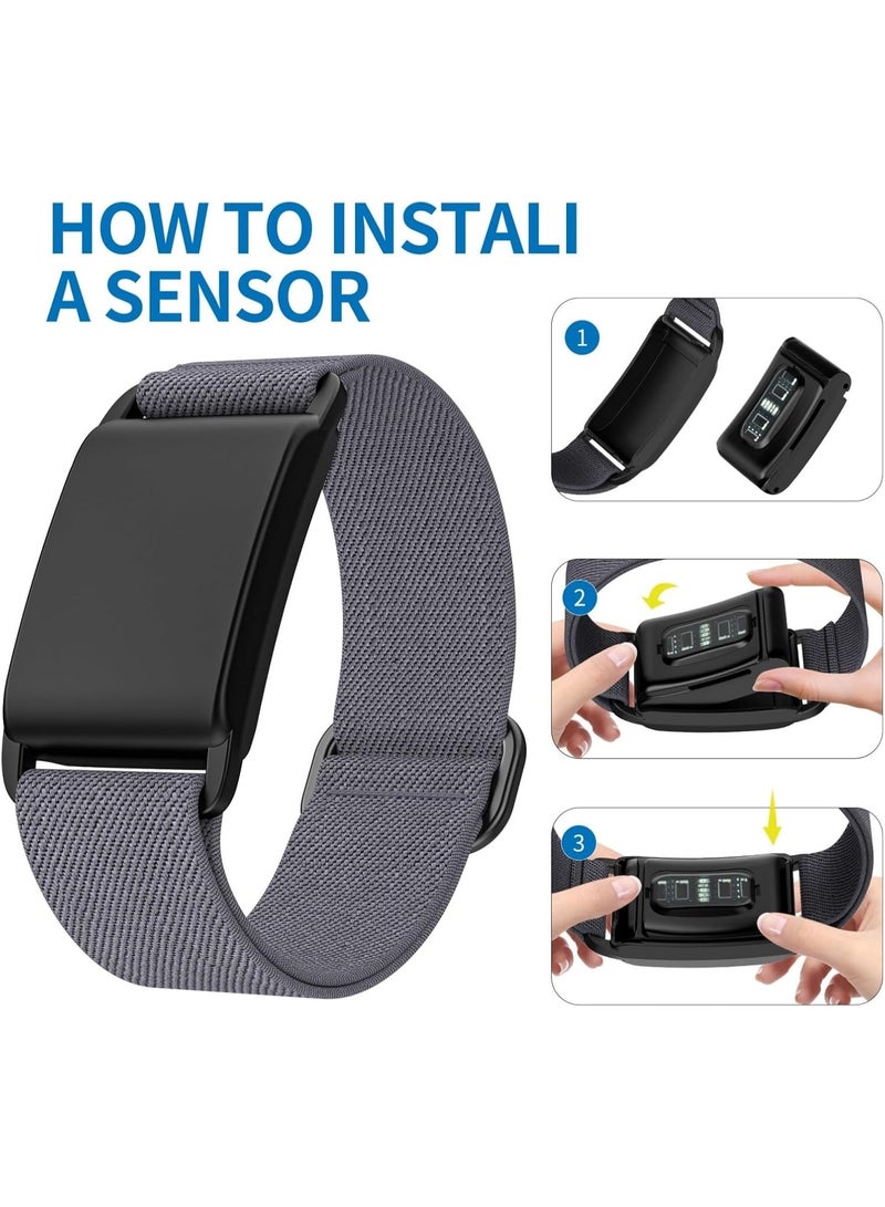 ترامكس حزام معصم من النايلون متوافق مع سوار Whoop 4.0، حزام رياضي قابل للتعديل ومسامي مع غطاء واقي، ملحق جهاز تتبع اللياقة البدنية للرجال والنساء (أخضر) - Image 4