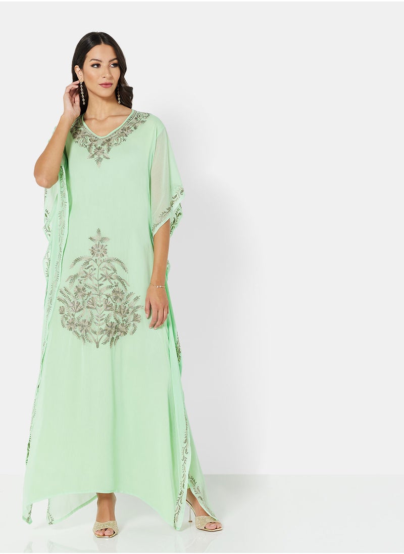 ARABIAN CLOSET EMBROIDERED KAFTAN  - Image 1