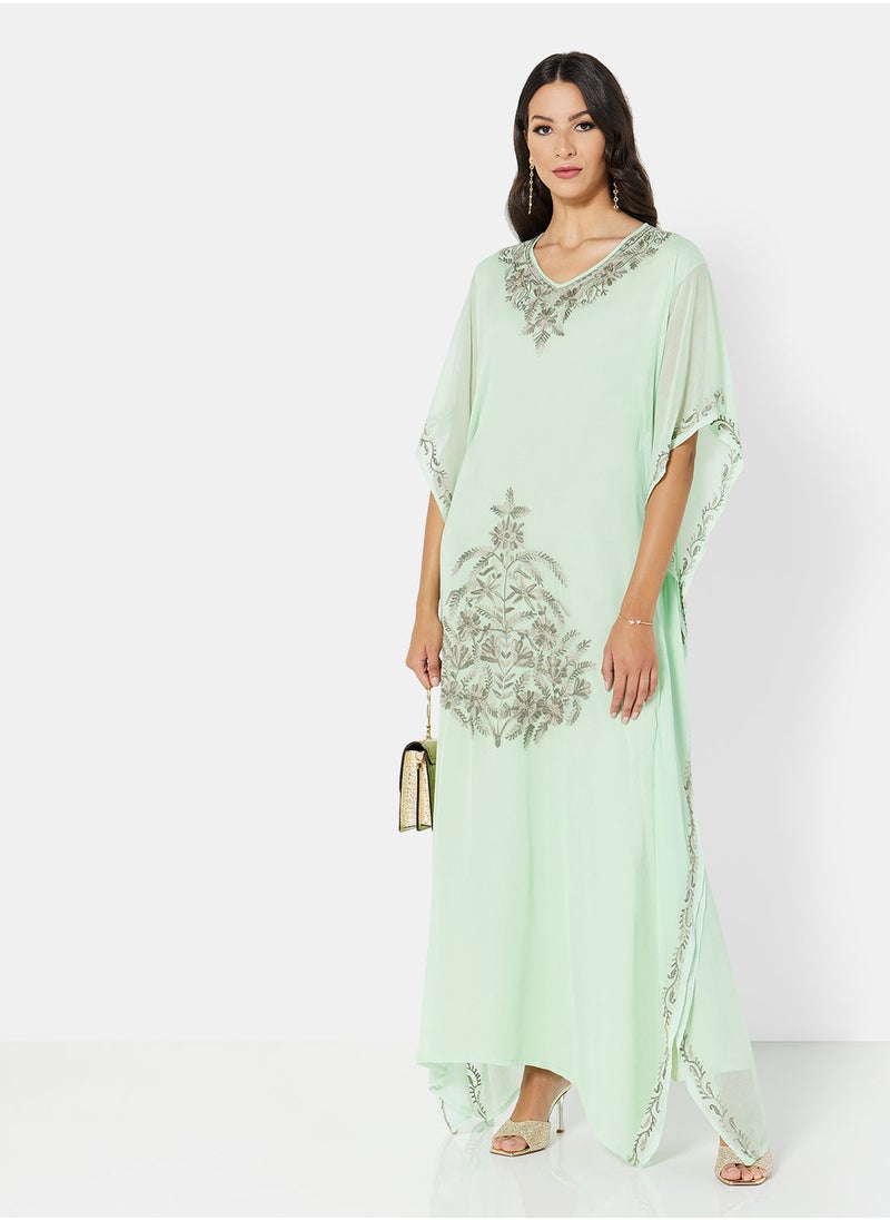 ARABIAN CLOSET EMBROIDERED KAFTAN  - Image 3