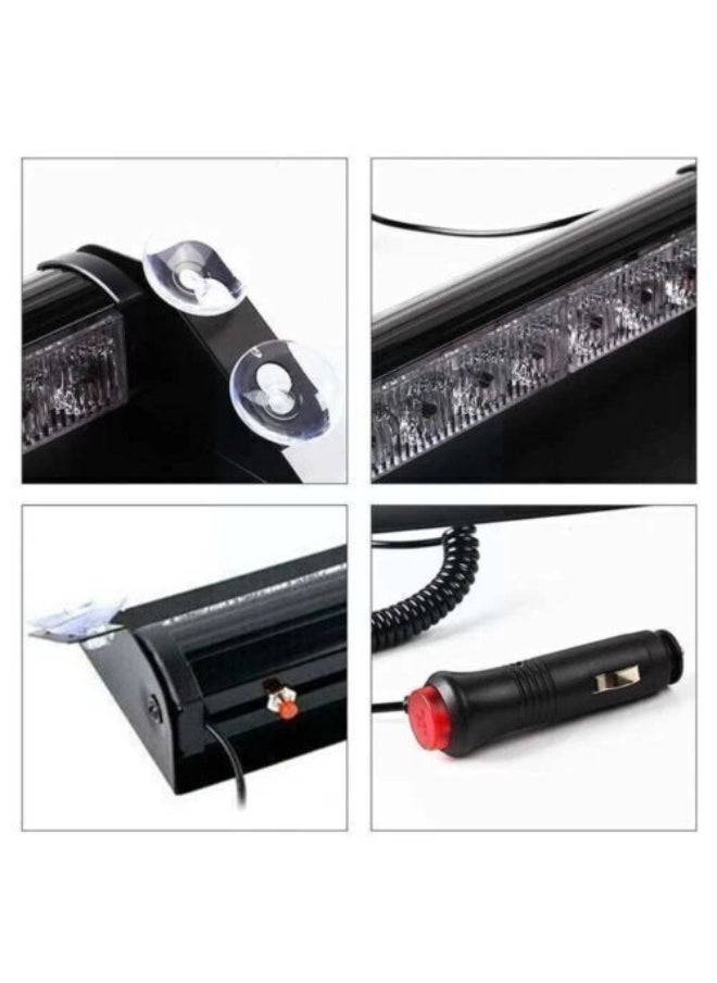 Generic 8W 800LM 8 LED car lights, police flashing light, LED emergency light, car emergency signal lamp, 8 LED strobe warning lights,Emergency Light Warning Lamp,With Suckers  - Image 4