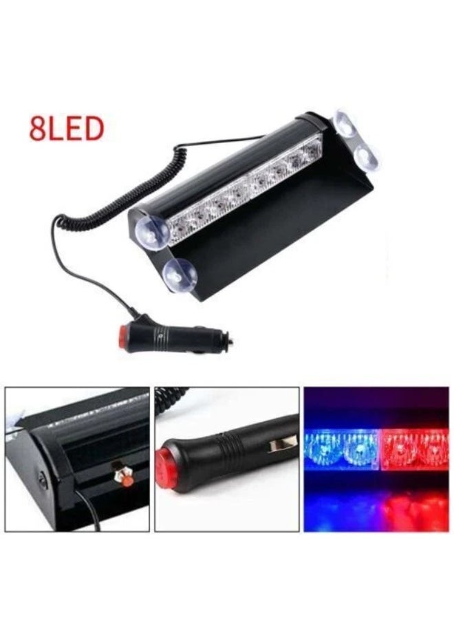 Generic 8W 800LM 8 LED car lights, police flashing light, LED emergency light, car emergency signal lamp, 8 LED strobe warning lights,Emergency Light Warning Lamp,With Suckers  - Image 3