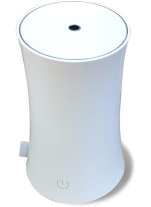 EcoGecko Clean Lines, Modern Design, Long Running, White Essential and Aroma Oil Diffuser, Room and Air Freshener, Bathroom and Kitchen Decor 