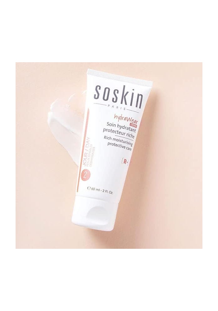 Soskin Hydrawear Rich Moisturising Creme - 60ml, Deep Hydration & Nourishment, Anti-Aging Face Cream for Dry & Sensitive Skin - Image 2