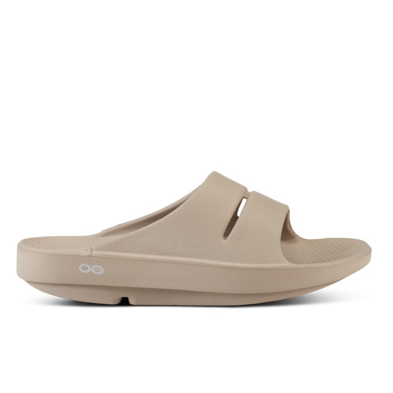 OOFOS OOahh Recovery Slide, Nomad - Womenâ€™s Size 9, Menâ€™s Size 7 - Image 4