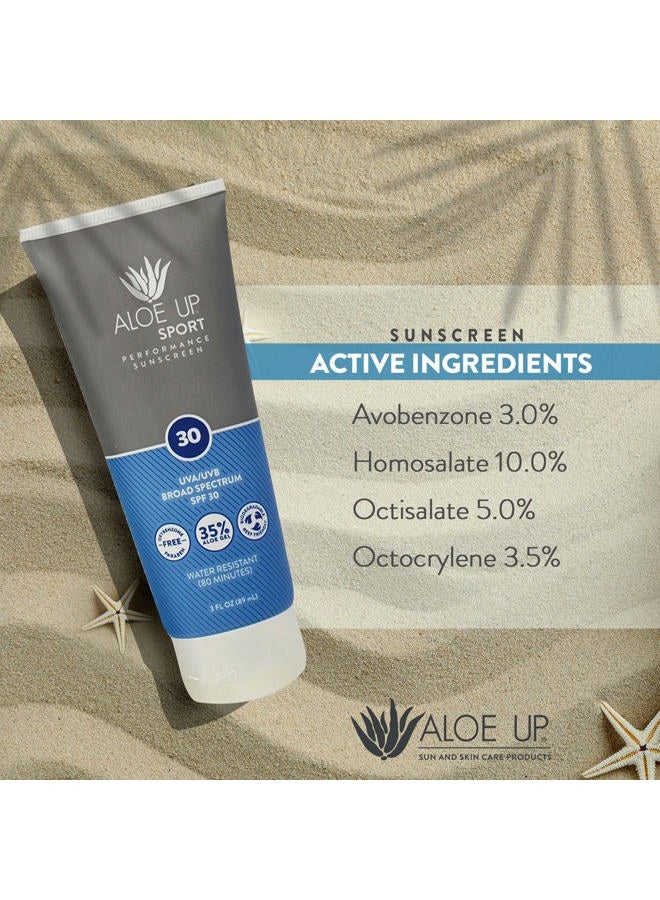 Aloe Up SPF30 Sport Sunscreen 90ml - Image 5