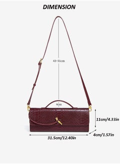 BLLE ROWN New Arrival Women's Luxury Handbags Elegant Red Color Crossbody Bag For Ladies With Adjustable Strap,Stylish Shoulder Bags  - Image 3