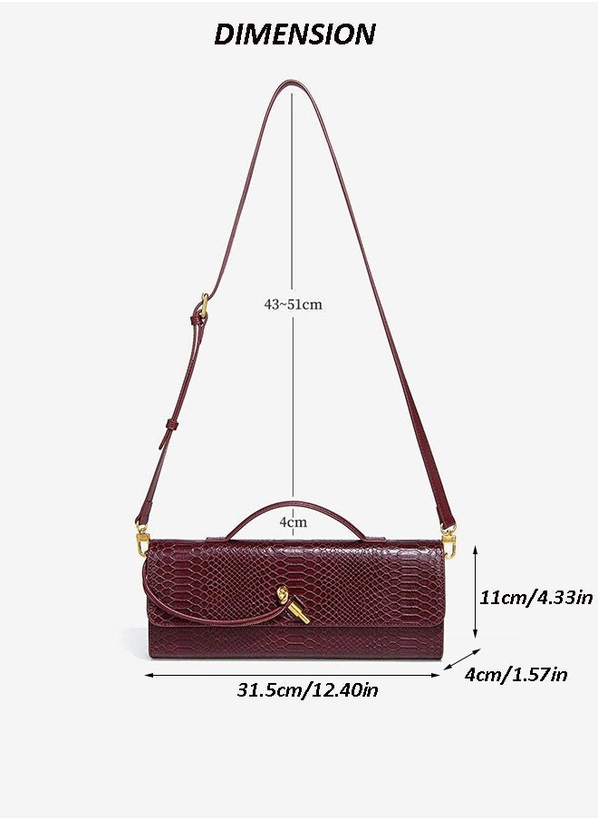 BLLE ROWN New Arrival Women's Luxury Handbags Elegant Red Color Crossbody Bag For Ladies With Adjustable Strap,Stylish Shoulder Bags  - Image 3