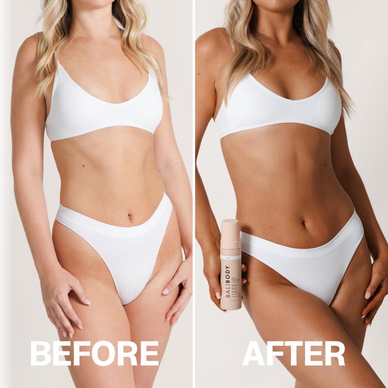 Bali Body موس تان ذاتي من بالي بودي - داكن | لون برونزي طبيعي، تان ذاتي قائم على اللون الأخضر خالي من الخطوط لجميع أنواع البشرة | نباتي، خالي من القسوة، مصنوع في أستراليا (200 مل/6.7 أونصة سائلة) - Image 2