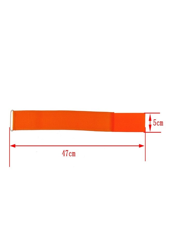 Kasteco 6 Pack 3 Legged Race Bands Colorful Firm Elastic Bands for Outdoor Fun (6) - Image 2