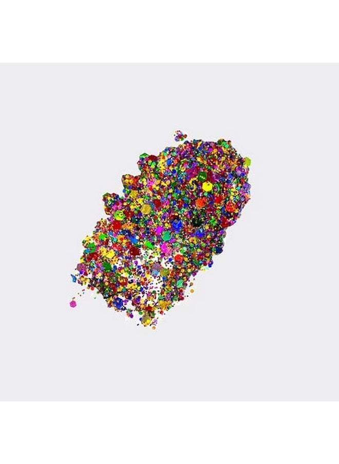 Neva Nude Face And Body Glitter Keychain Chunky Glitter In Aloe For Festivals, Raves, And More ; Cosmetic Grade ; Super Sparkly (Rainbow Brite Multicolor Holographic Glitz Grenade)  - Image 4