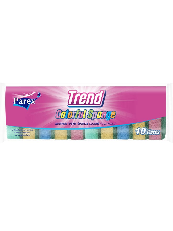 Parex 10-Piece Trend Colorful  Sponge Value Pack - Image 3