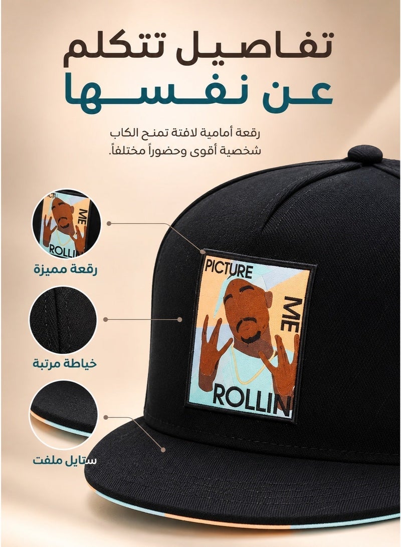 كايلر اند سنس كاب رجالي جذاب بشعارات عصريه  اللون اسود عليه رسومات جميلة خفيفه وتناسب الكبار والصغار كابات نسائيه كابات رجاليه قبعة بيسبول كلاسيكيه نيو كاب بشعارات كابات رجالي كاب نسائي كابات بيسبول كاب نسائي قبعة رجالي طاقيه راس طاقية رجالي  كاب كابات قبعه طاقيه طاقيه راس رجالي طاقية اولاد - Image 2