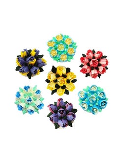 SYOSI SYOSI Russian Tulip Flower Cake, Cream Pastry Baking Decoration Tools 7 Pieces Set, Flower Shaped Frosting Nozzles Kit  - Image 2