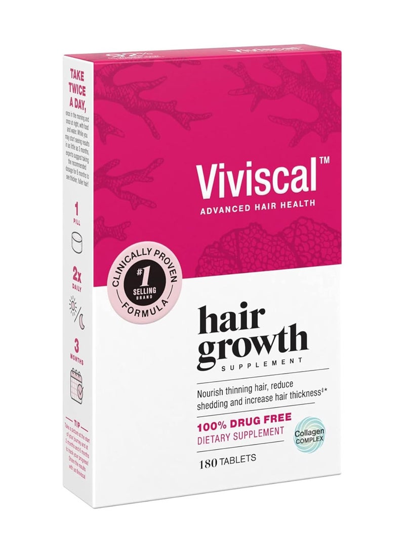 Viviscal Hair Growth Supplement - 180 Tablets - Image 2